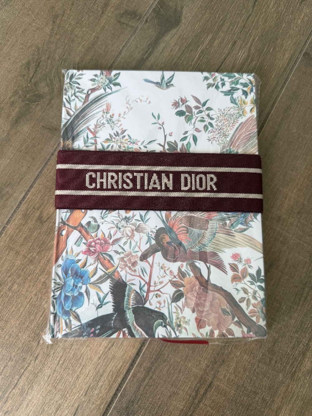 Christian Dior Floral Lined Paper Journal Hard Cover Notebook